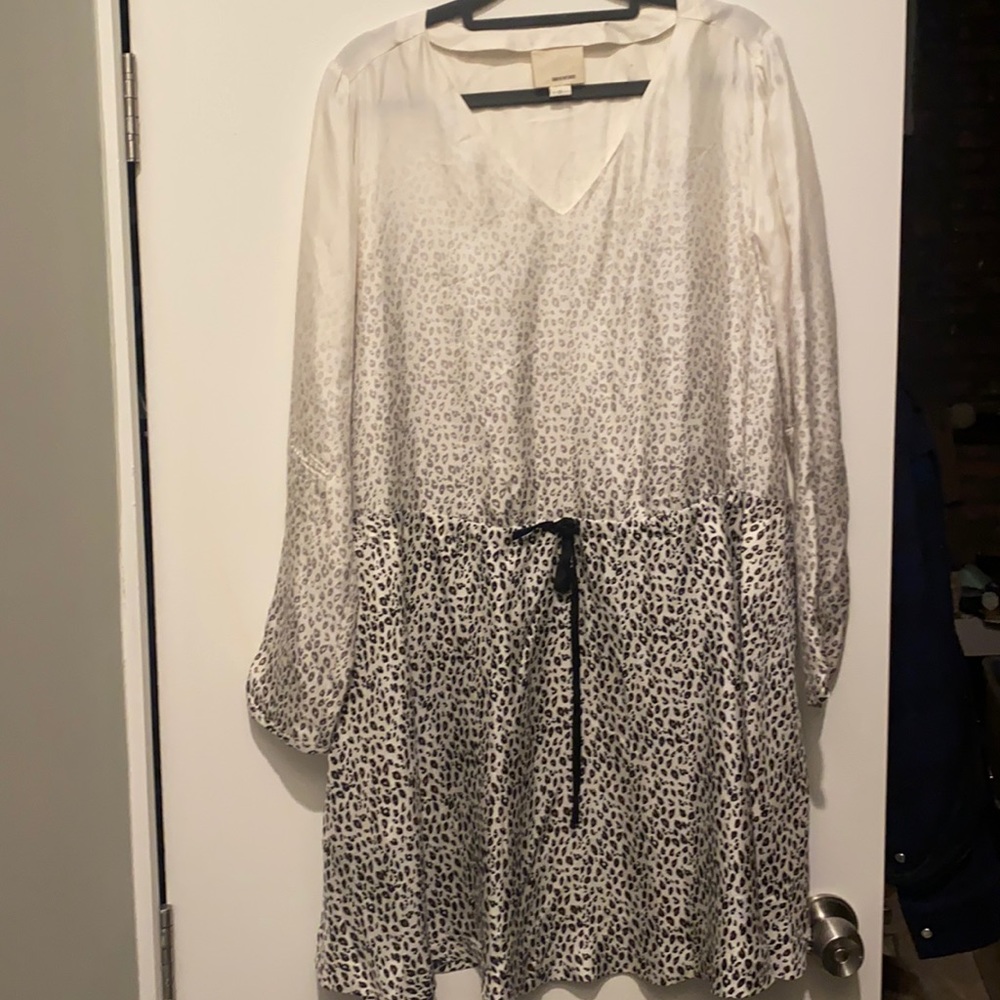 Band of Outsiders ombré cheetah dress